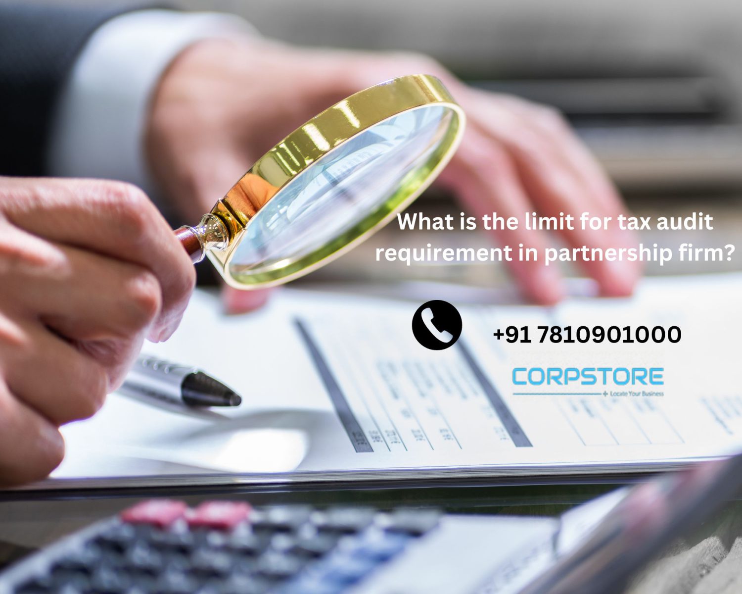 What is the limit for tax audit requirement in partnership firm?